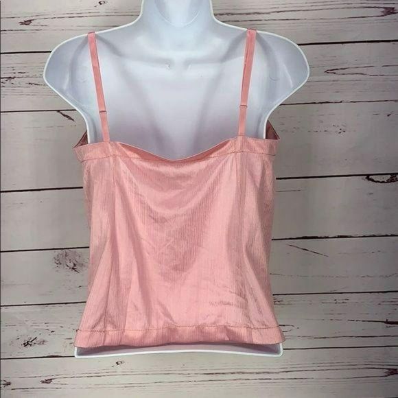 Warner’s Rose Pink Split Front Camisole Size 34 - Picture 2 of 8